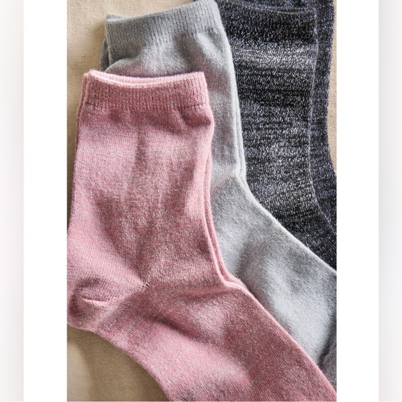 NWT Free People Lurex Assorted Socks 6-Pack - Picture 4 of 10